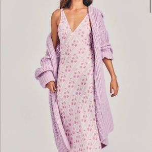 LoveShackFancy Women's Iliana Slip Dress New W Tags